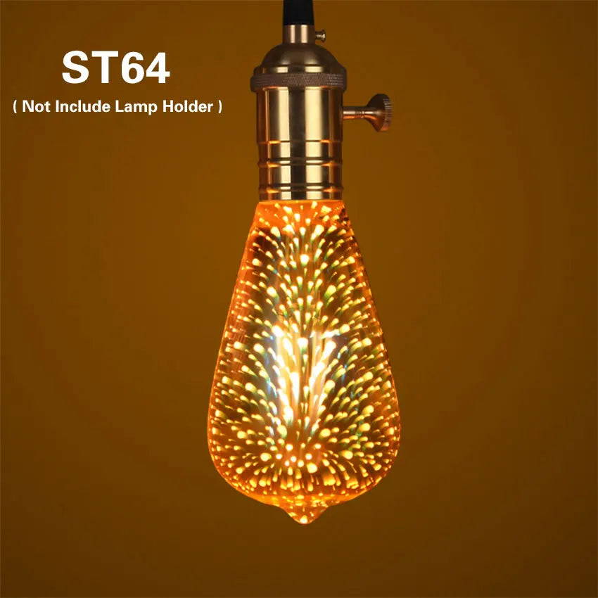 3D LED Copper Wire String Incandescent Bulb