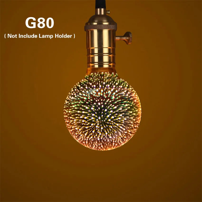 3D LED Copper Wire String Incandescent Bulb