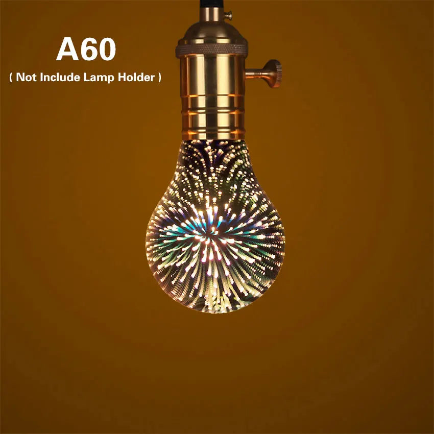 3D LED Copper Wire String Incandescent Bulb