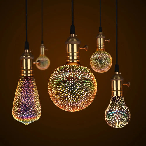 3D LED Copper Wire String Incandescent Bulb