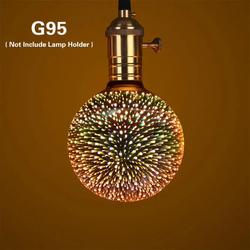 3D LED Copper Wire String Incandescent Bulb