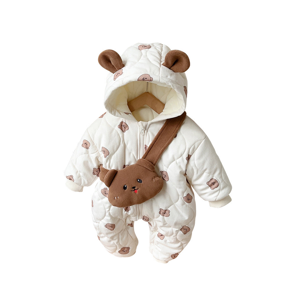 Teddy Bears Baby Onesie (White)
