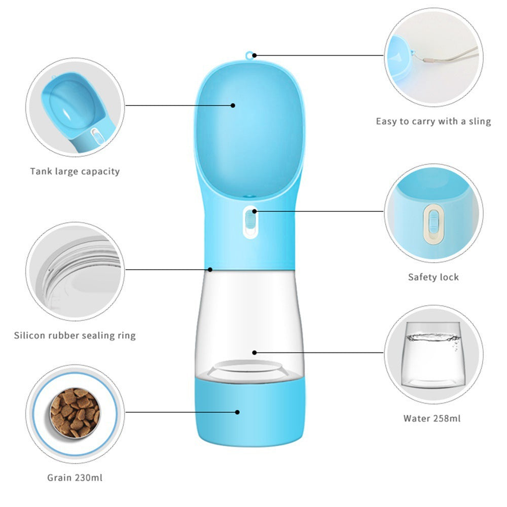 Portable Pet Water Bowls and Feeders