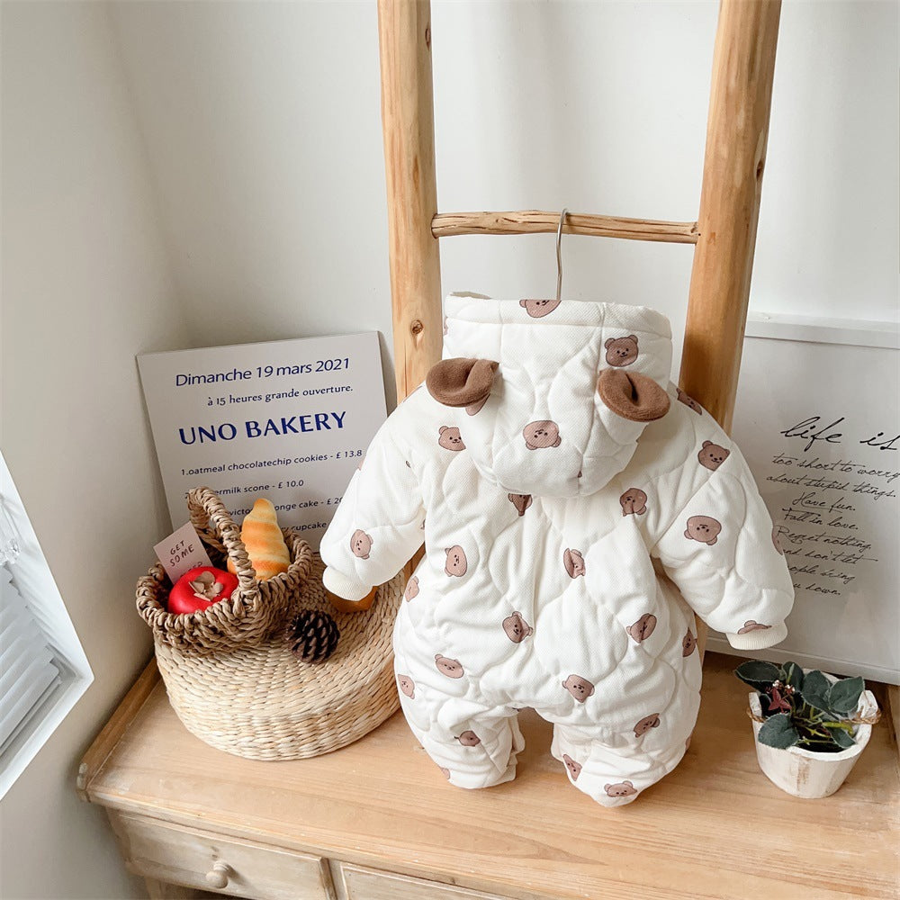 Teddy Bears Baby Onesie (White)