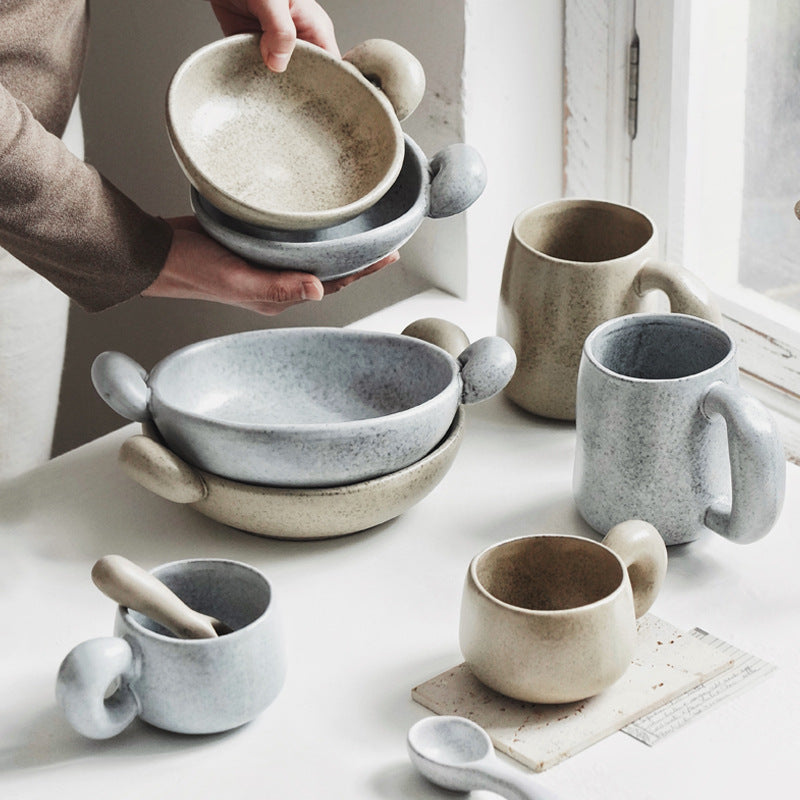 Retro Style Stoneware
