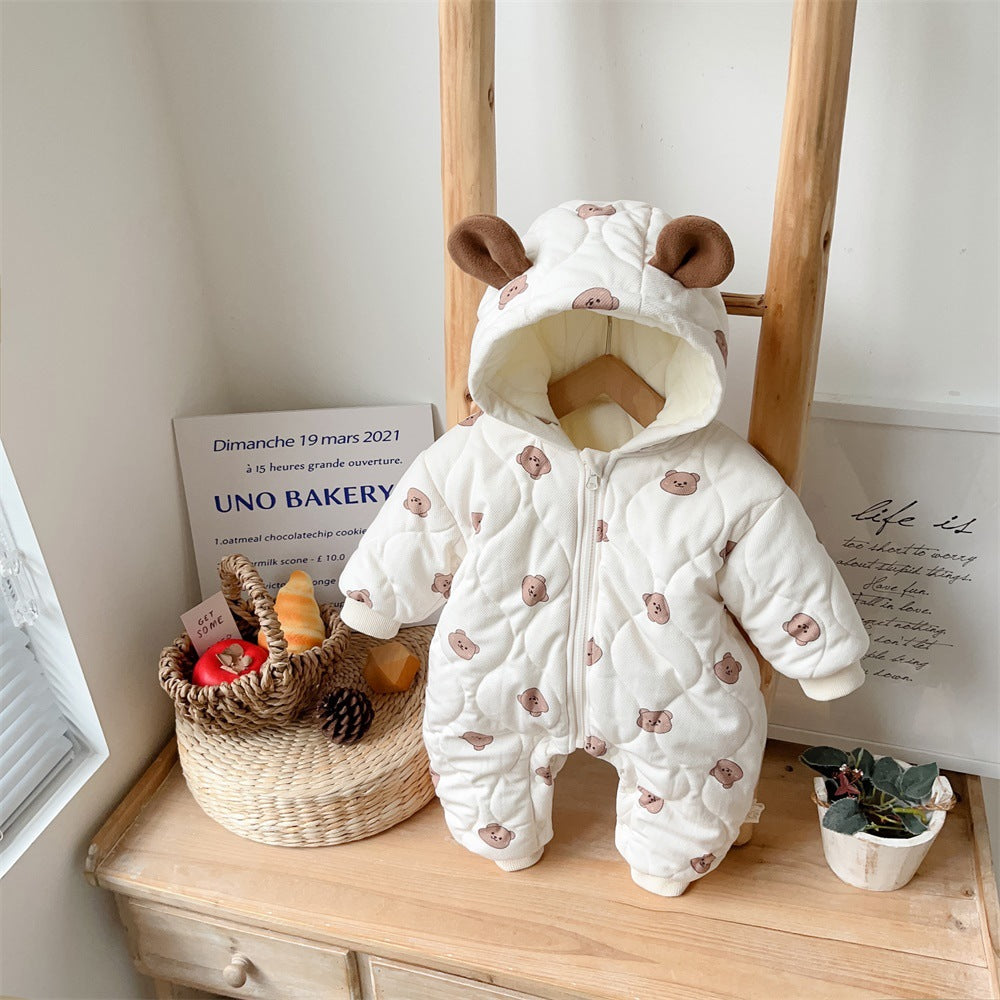 Teddy Bears Baby Onesie (White)