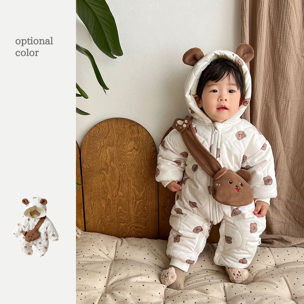 Teddy Bears Baby Onesie (White)