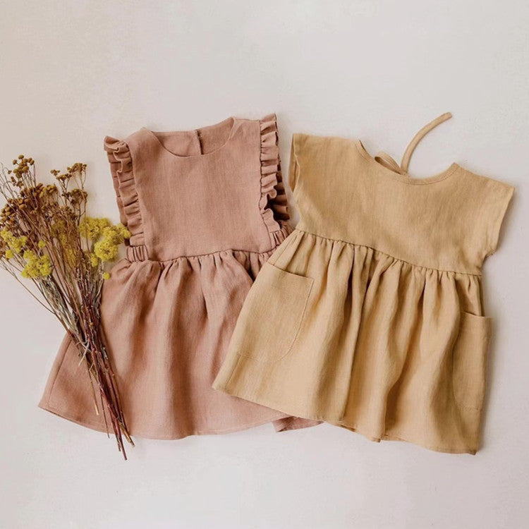 Girls Summer Ruffle Dresses 1-4Y