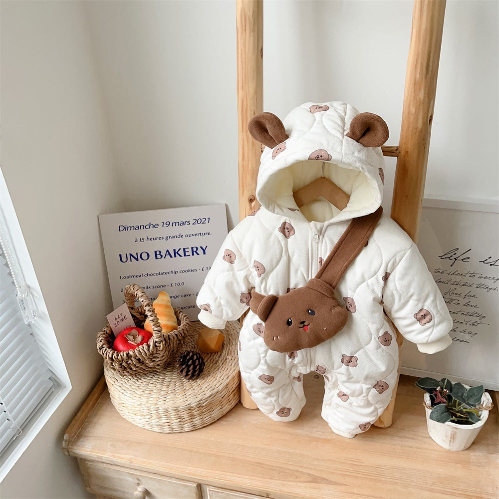 Teddy Bears Baby Onesie (White)