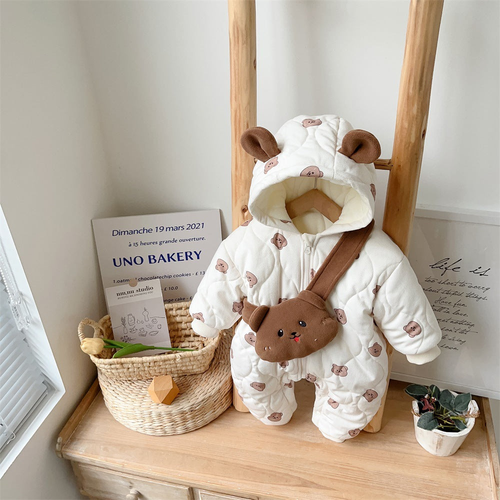 Teddy Bears Baby Onesie (White)