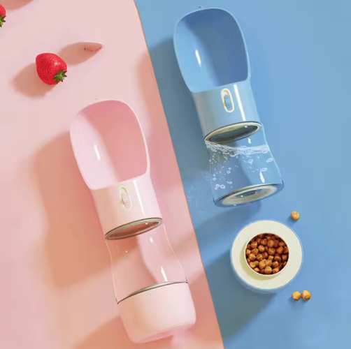 Portable Pet Water Bowls and Feeders